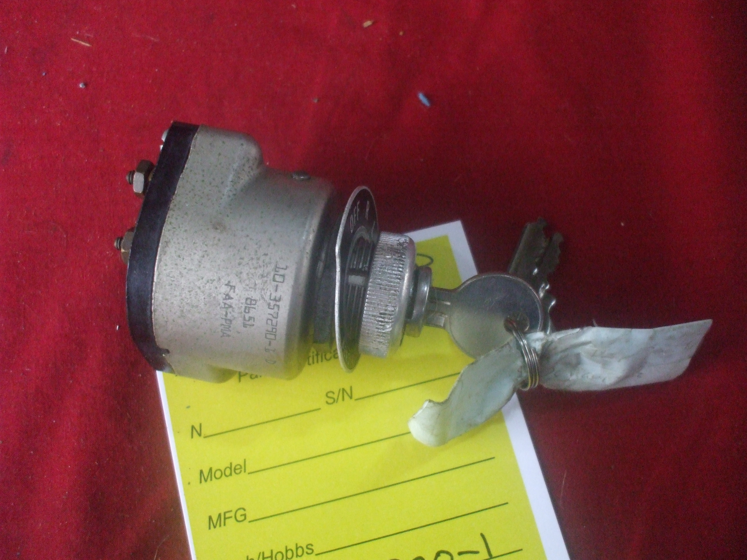 Ignition Switch With Key Pn 10 357290 1
